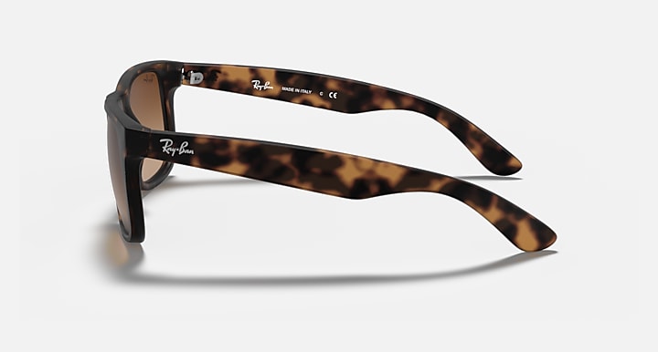 RAY-BAN JUSTIN 710/13 FRAME LENSES DARK BROWN SIZE - 54/16MM - MATTE HAVANA - Like New