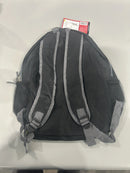 MODA WEST 17" BACKPACK - BLACK/GRAY - Brand New