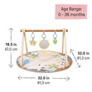 INGENUITY WONDERS INGENUITY WONDER & WOOD TOY ARCH & MAT - MULTI COLOR/BEIGE - Like New