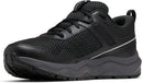 COLUMBIA MEN'S PLATEAU WATERPROOF HIKING SHOE - BLACK/STEAM - 11 - Like New