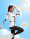 WOMEN'S POLO SHIRTS LONG SLEEVE UPF 50+ SUN PROTECTION - SIZE: 2XL - INK FLOWERS - Brand New