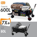 Portal 26" Extra Wide 55" Long Foldable Wagon with Tailgate, Large 600L - Like New