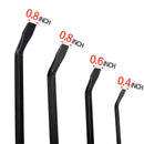 Elevon Pry Bar Set, 4-Piece Heavy Duty Pry Bar Mechanic Hand Tools - Black/Red - Brand New