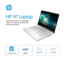HP LAPTOP 14" 1366X768 HD N150 4GB 128GB SSD INTEGRATED WINDOWS 11 HOME - GREEN - Like New