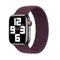 APPLE WATCH BRAIDED SOLO LOOP 45MM - SIZE 7 - DARK CHERRY - Brand New