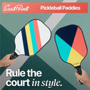 EASTPOINT 4-PLAYER FIBERGLASS PICKLEBALL PADDLE SET - Green - Brand New