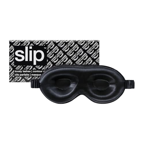 2445377 SLIP CONTOUR SLEEP MASK | 100% PURE MULBERRY SILK, ULTRA SOFT - BLACK - Brand New