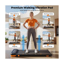 JAGJOG WALKING PAD VIBRATION & INCLINE FAT BURNING, UNDER DESK TREADMILL - BLACK - Like New