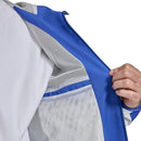 CHAMPION MEN'S PERFORMANCE WINDBREAKER RAIN JACKET HOOD XL BLUE/WHITE - Brand New