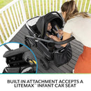 Evenflo Shyft Rideshare All-Terrain Performance Stroller Wagon (Sterling Black) - Like New