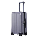 NINETYGO CARRY ON LUGGAGE 22X14X9 SPINNER WHEELS 100% POLYCARBONATE - GRAY - Like New