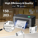 POLONO PL60 150mm/s 4x6 Thermal Shipping Label Printer - Gray - Like New