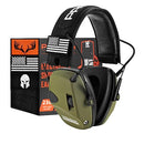 PROHEAR Electronic Ear Protection, Gun Range Hearing Protection Muffs - Green - Like New