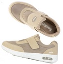 KWUKOTY DIABETIC SHOES  SLIP-ON ORTHOPEDIC WALKING SHOES - SIZE: 6.5 W - KHAKI - Like New