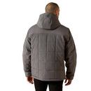 10062676 ARIAT MENS CRIUS HOODED INSULATED JACKET - SIZE: MEN L - GRAY HEATHER - Brand New