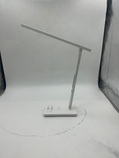 OVIOUIT 10W WIRELESS CHARGING TABLE LAMP WHITE - WHITE - Like New
