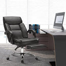 DUMOS EXECUTIVE OFFICE CHAIR, SWIVEL RECLINING COMPUTER DESK - BLACK - Like New