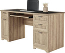 Realspace Magellan 59"W Manager's Desk 3563729 - Blonde Ash Like New