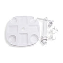 Martexi Martexi Multi-Purpose Umbrella Table Tray with 4 Cup Holders - White - Like New