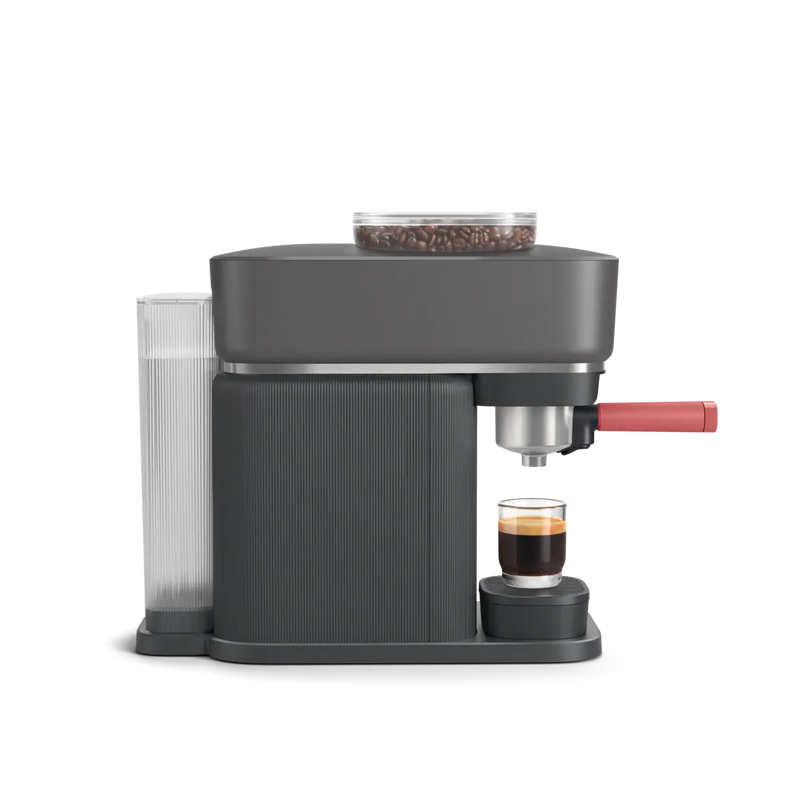 PHILIPS BARISTINA ESPRESSO MACHINE - BLACK/BERRY RED - Like New