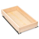 Mulush Pull Out Tray Cabinet Drawer Organizer B09P54RH3S - Brown - Brand New