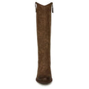 Naturalizer SOUL Women's Zoya Fashion Boot Brown Faux Leather 7 W - Like New