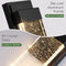 BesLowe Outdoor Wall Light Fixtures w/ Crystal Bubble Glass, Waterproof - Like New