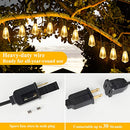 BRIGHTEVER 50FT OUTDOOR STRING LIGHTS WATERPROOF 2700K BRIGHT LED PATIO LIGHTS - Brand New