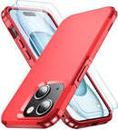 AEDILYS SHOCKPROOF FOR IPHONE 15 CASE 15 FT MILITARY GRADE DROP PROTECTIO RED Like New