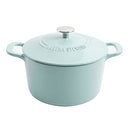 MARTHA STEWART GATWICK 7 QT ENAMEL CAST IRON DUTCH OVEN POT W - Scratch & Dent