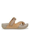 BT31945 BARETRAPS DENNI WOMENS SANDALS - SIZE: WOMEN 7 - TAN - Like New