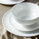 Stone Lain Blair Bone China 12 Piece Dinnerware Set - White - Like New