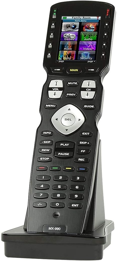 UNIVERSAL REMOTE MX-990 Complete Control IR/RF Remote Color LCD - Scra ...