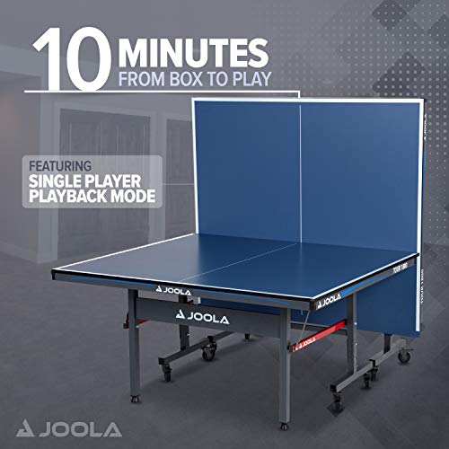 JOOLA Tour Indoor Ping Pong Table with Quick Clamp Table Tennis - Scratch & Dent
