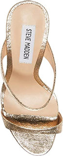 B08Z2TVMK7-NEW Steve Madden Women's Rosalina, Gold Leather, Size 7.5 - Brand New