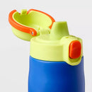 CAT AND JACK 14OZ WATER BOTTLE - CAT & JACK BLUE WITH GAMER DESIGN - BLUE - Like New