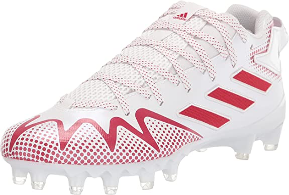 GZ3871 Adidas Men's Freak 22 Football Shoe White/Red Size 8.5 Like New