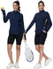GGVO Women's Golf V Neck Long Sleeve Workout Top UPF 50+ Sun Protection M - Like New