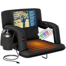 ALPCOUR HEATED RECLINING STADIUM SEAT FOR BLEACHERS – SIZE: 21" - Scratch & Dent