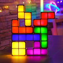 AVEKI TANGRAM STACKABLE NIGHT LIGHT AVEKI LED 7 COLORS C2501 - MULTICOLOR - Like New