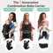 PLATEAU ELK BABY CARRIERS BABY CARRIER WITH HIP SEAT 9 IN 1 FRONT FACING BLACK - Like New