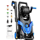 LANCHEZ NEW UPGRADE PRESSURE POWER WASHER 4800PSI 4 QUICK CONNECT NOZZLES BLUE - Like New