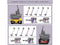 LONG FIT REPLACE FOR DEWALT 20V AND M-18 18V LI-ION BATTERY - GRAY - Like New