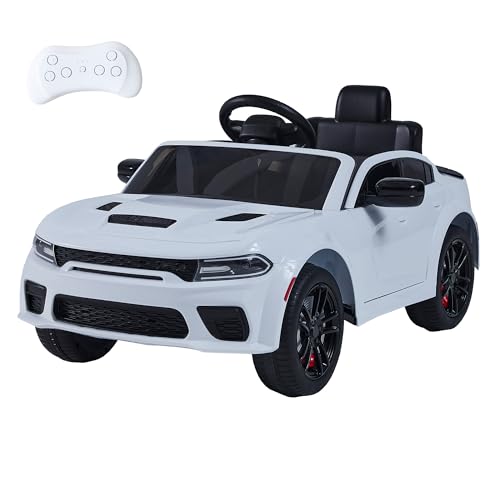 CUISINSMART 12V KIDS RIDE ON CAR W/PARENTS REMOTE CONTROL ZB918 - WHITE - Like New