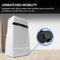 WHYNTER ARC-12SD 12,000 BTU (6,936 BTU SACC) DUAL HOSE AIR CONDITIONER - WHITE - Like New
