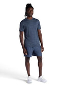 Gaiam Men's Everyday Basic Crewneck Top  GAM181TS03352-CGRY/HEA-M - M - Brand New