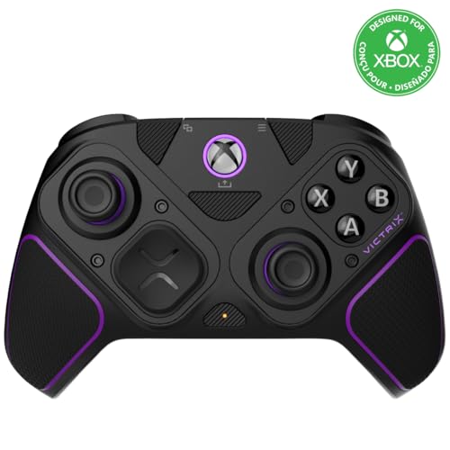PDP VICTRIX PRO BFG WIRELESS GAMING CONTROLLER XBOX SERIES X|S - BLACK/PURPLE - Like New