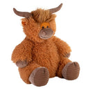 WILD REPUBLIC SNUGGLELUVS HIGHLAND COW STUFFED ANIMAL - 15" - Like New