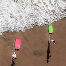 Grande Juguete Body Board 41" with EPS Core Slick Bottom Leash - Red - Brand New