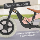 CHILLAFISH CHARLIE KIDS BALANCE BIKE LIGHTWEIGHT FRAME TODDLER BICYCLE - BLACK - Like New